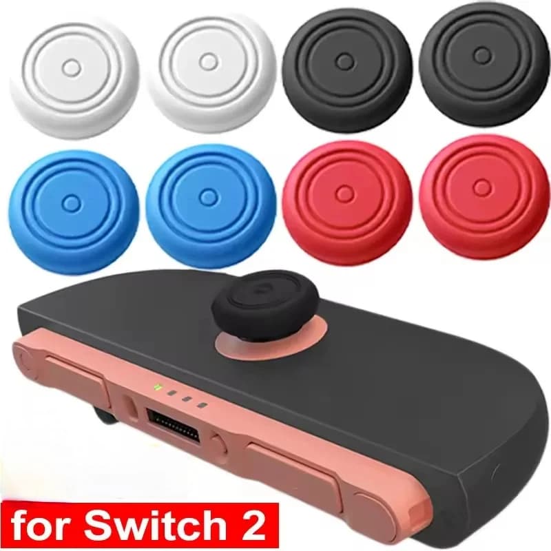Copri-Grip in Silicone per Levetta Analogica Controller Switch 2, Protezioni Antiscivolo per Joystick Analogico Switch 2