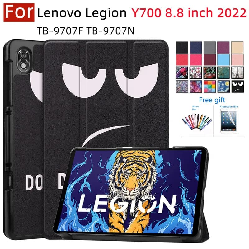 Custodia per Lenovo Legion Y700 8.8 pollici 2022 Tablet Smart Shell Stand Cover per Lenovo Legion Y700 TB-9707F TB-9707N funda + pellicola + penna