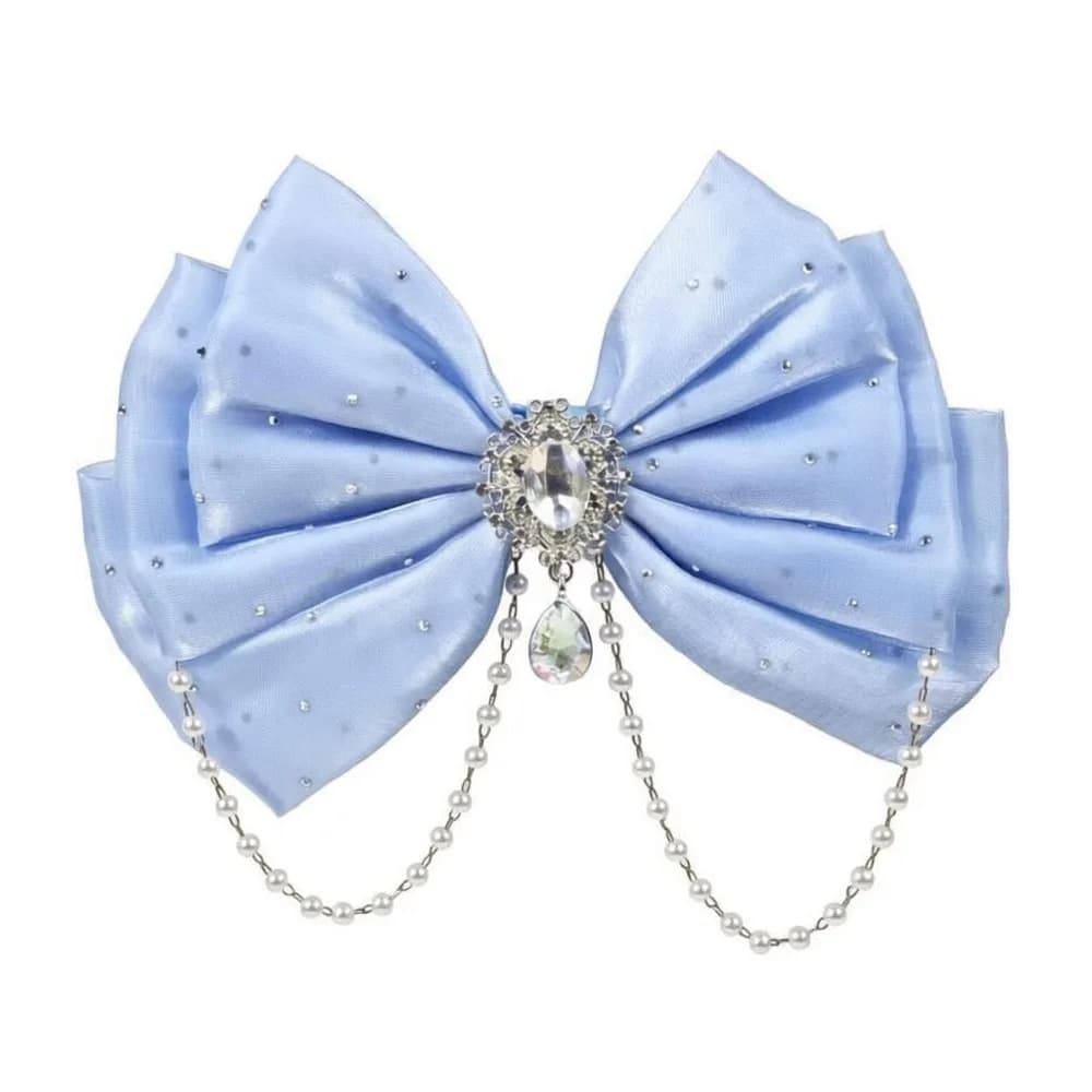 New Pearl Hair Clips Big Bows Half-Up Hairstyles Hairpins Princess Hair Ribbon Fairy Tale Hair Accessories