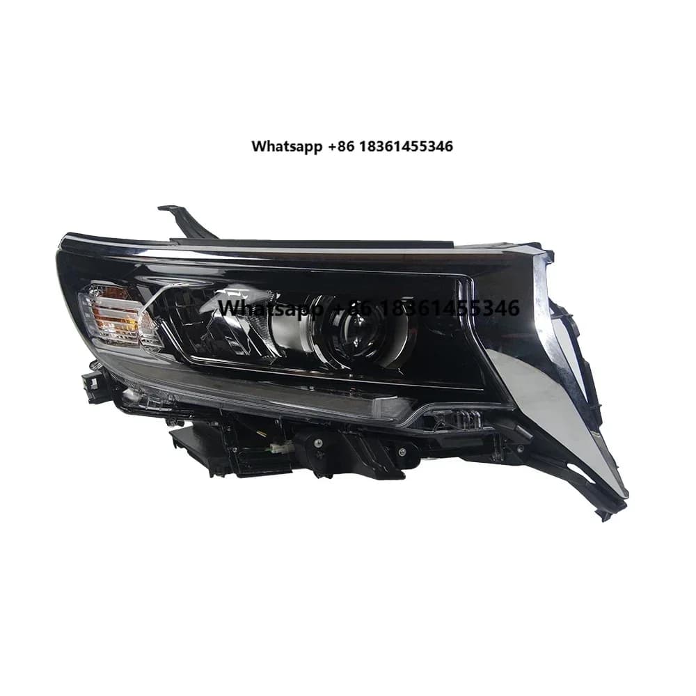 Faro Anteriore per Land Cruiser Prado, Design di Alta Gamma con LED e DRL, 100W, Modelli 2018-2023