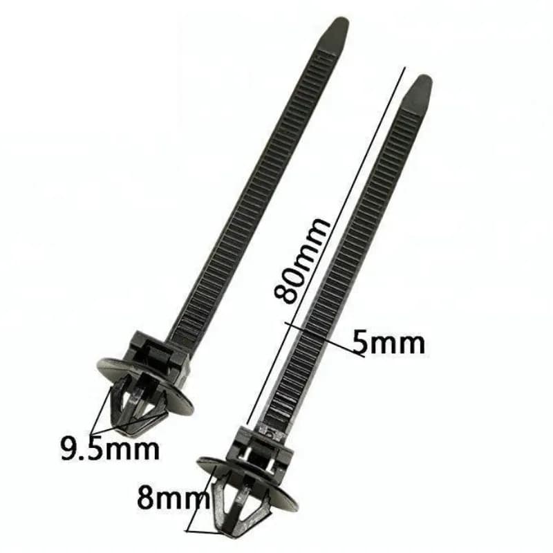25/50 Pcs Auto Nylon Tie Wrap Cavo di Fissaggio Fisso Pinze Auto Tubo di Fissaggio Zip Strap Autobloccante Fascette In Nylon