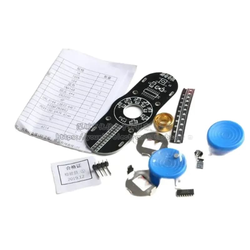 LED light-Emitting Fidget Spinner Kit/Single-Chip programmabile interessanti parti elettroniche fai da te