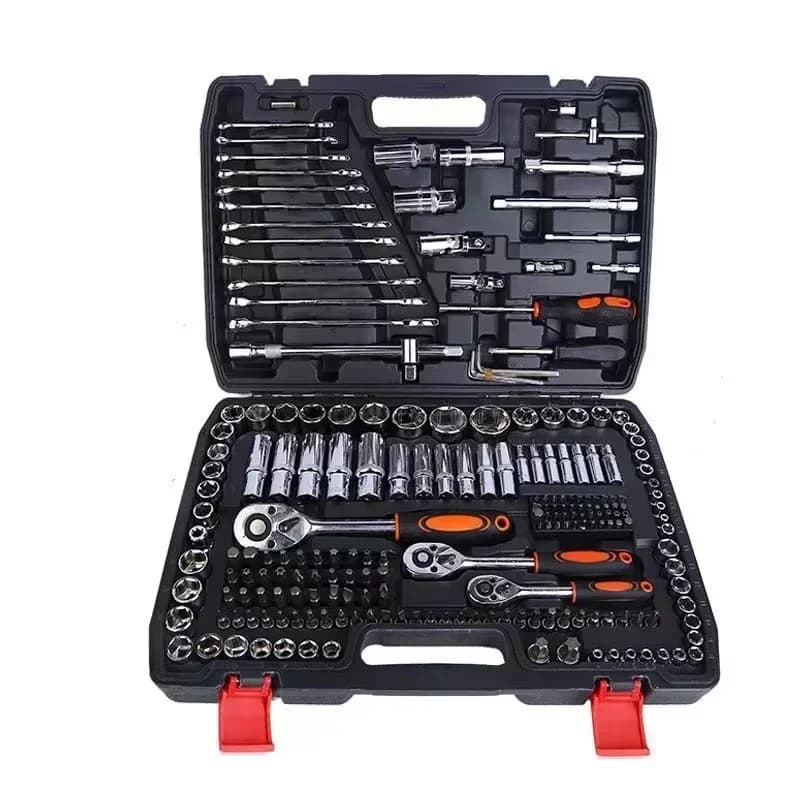 2026 216 Piece Herramientas Auto Repair Spanner Ratchet Wrench Steel Car Tool DIY Automotive Mechanic Home Tool Kit Set availabl