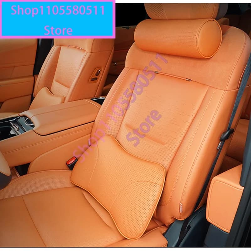 For Lynk & Co 900 Car Headrest Lumbar Support NAPPA Memory Cotton Neck Pillow Protection Seat Cushion Backrest Auto Accessories