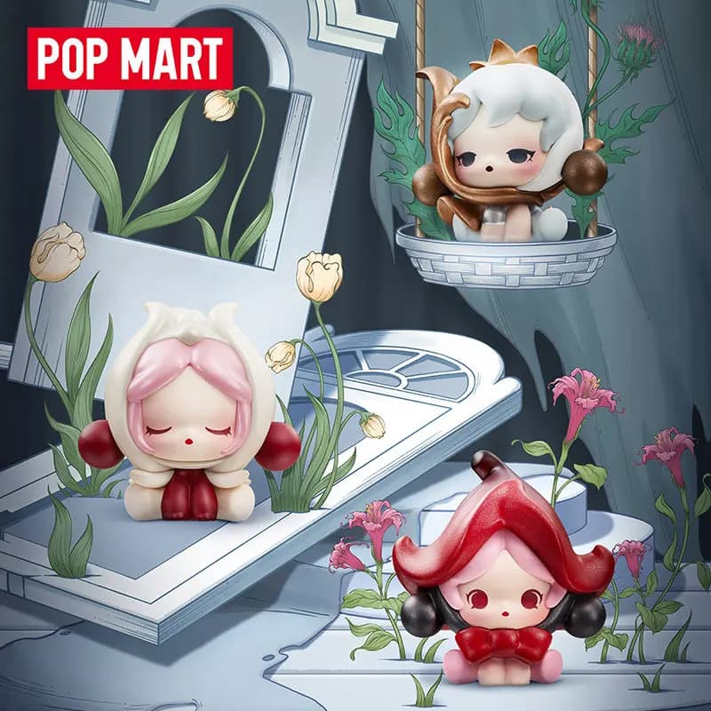POPMART POP BEAN SKULLPANDA Petals In Four Acts Series Blind Box Mystery Box Toys Doll Cute Anime Figure Ornaments Gift
