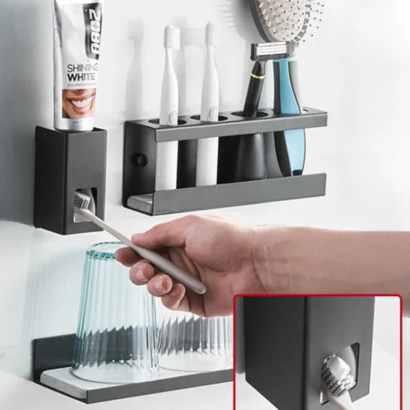 Floating shelves door brush holder without perforation door brush holder electric toothbrush