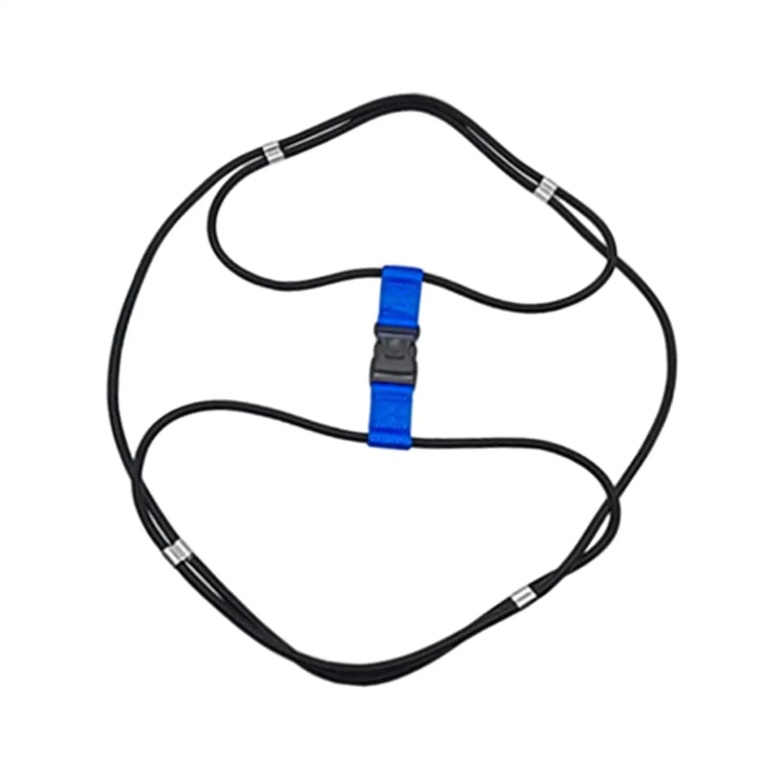 Chiusura con coperchio per pattumiera, cinghia elastica universale, bungee regolabile