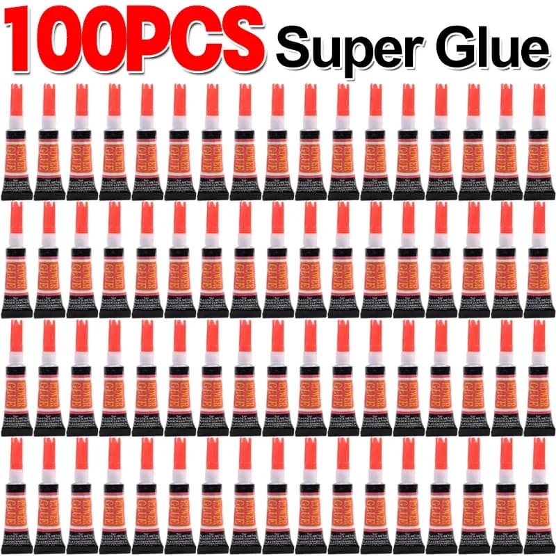 Super colla liquida Legno Gomma Metallo Vetro Adesivo cianoacrilato Negozio di cancelleria Gel per unghie 502 Pelle istantanea a legame forte