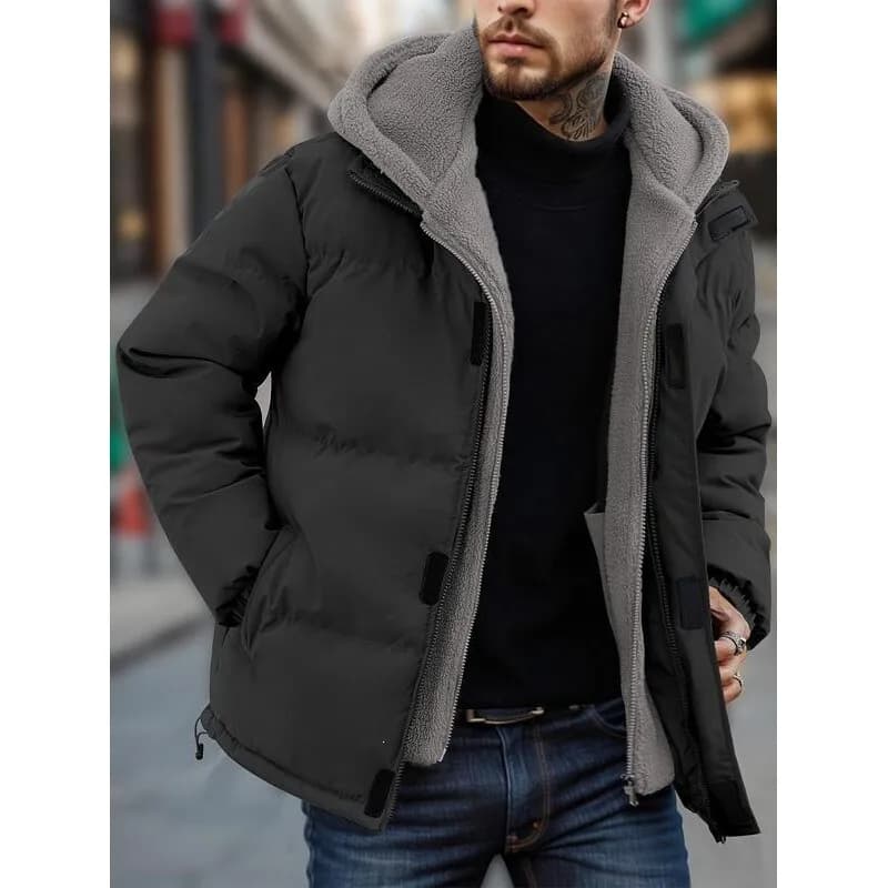 Heavy Quilted Ski Jacket G 80534 Outdoor Wearable Couples Cotton Jacket Windproof Waterproof Long Style for Spring Season