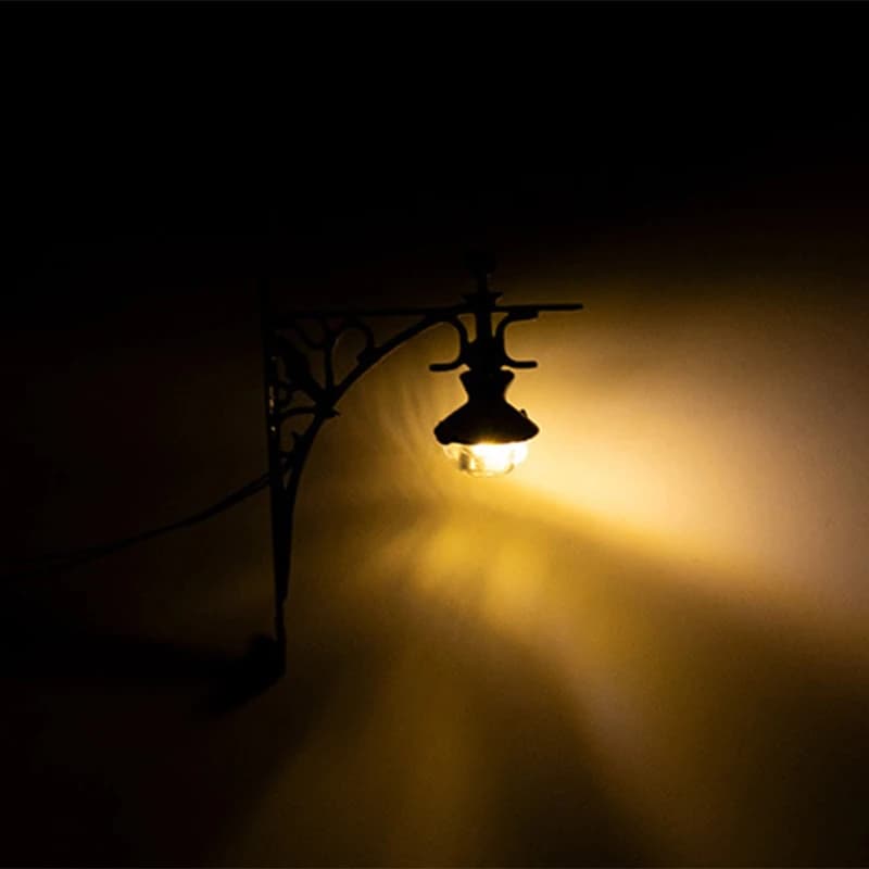 Micro landscape decoration lamp construction sand model table lamp wall lamp material with model of light wall lamp model simulation toys