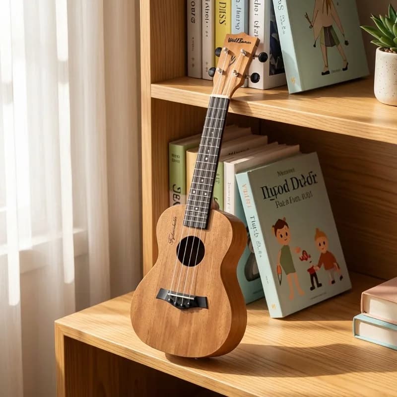 Ukulele all'ingrosso per principianti, studenti, adulti e bambini, unisex, soprano da 23 pollici, concertino da 26 pollici, portatile, leggero, da viaggio, idea regalo, chitarra