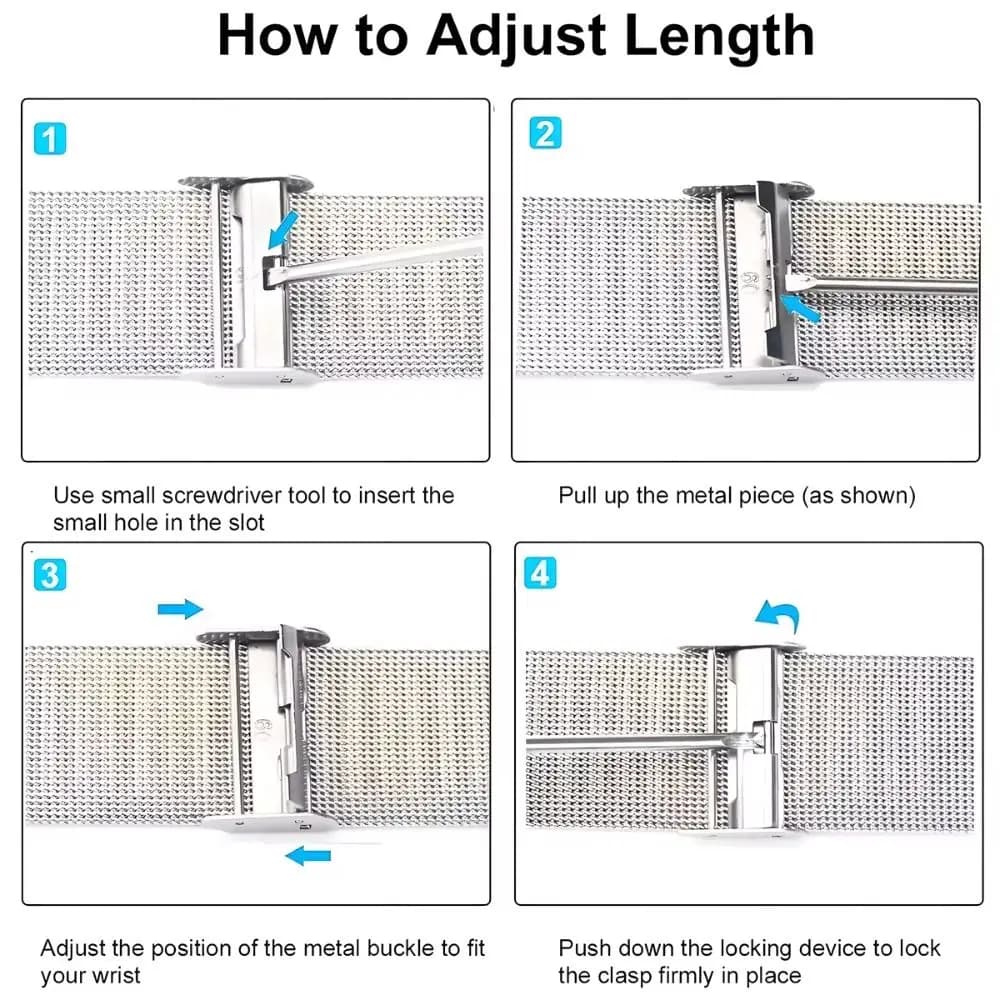 New Metal Stainless Steel Strap Replacement Loop Bracelet Smart Watch Wrist Watchband for Samsung Galaxy Fit3