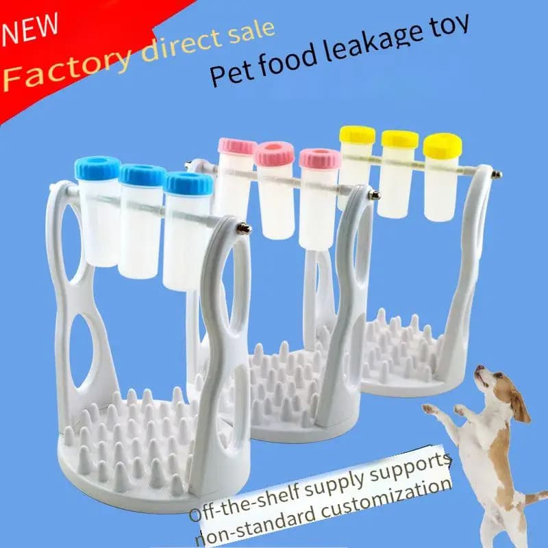 Forniture per animali domestici Alimentatore automatico girevole Ciotola per cibo lento Allenatore per gatti e cani Puzzle a rulli Giocattolo che perde