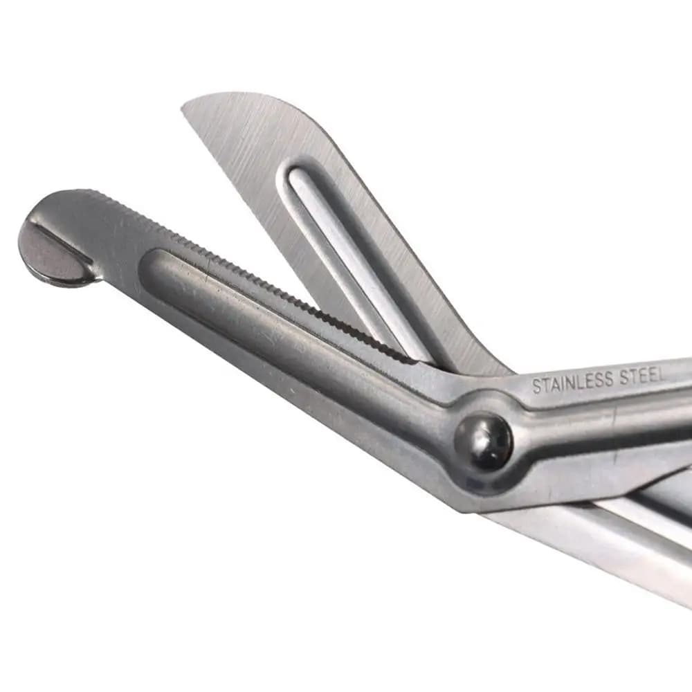 Forbici da trauma compatte in acciaio inossidabile da 18,5 cm, forbici per bendaggi, forbici per infermieri