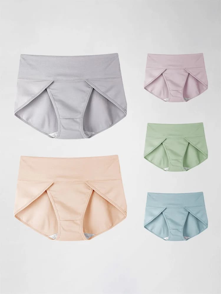 3pcs Pure cotton underwear, summer thin women's breathable and skin-friendly women's all-cotton triangular shorts