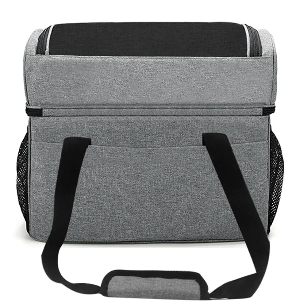 Borsa da bowling, borsa da bowling da golf e divisore imbottito per coppia di scarpe da bowling a doppia palla-ABWY