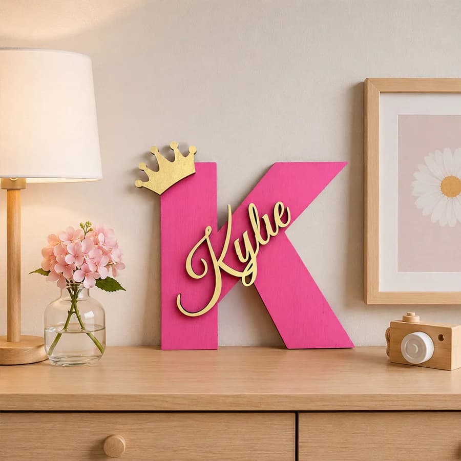 1pc Multi-layer Wall Wooden Decorative Plaque, Children's Room Wall Decoration, Birthday Gift, Customized Wooden Souvenir