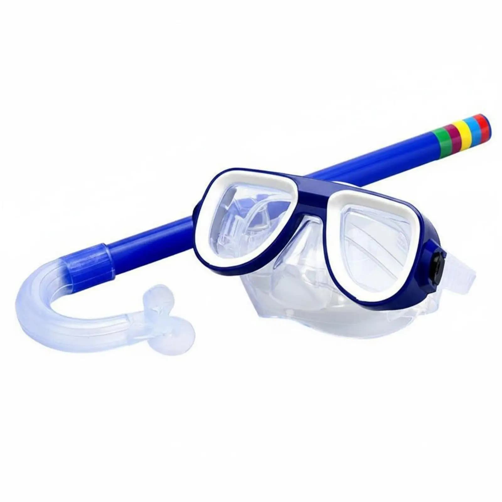 Children's Snorkeling Set with Breathing Tube Wide Frame Swimming Goggles Kids Diving Binoculars for Snorkeling