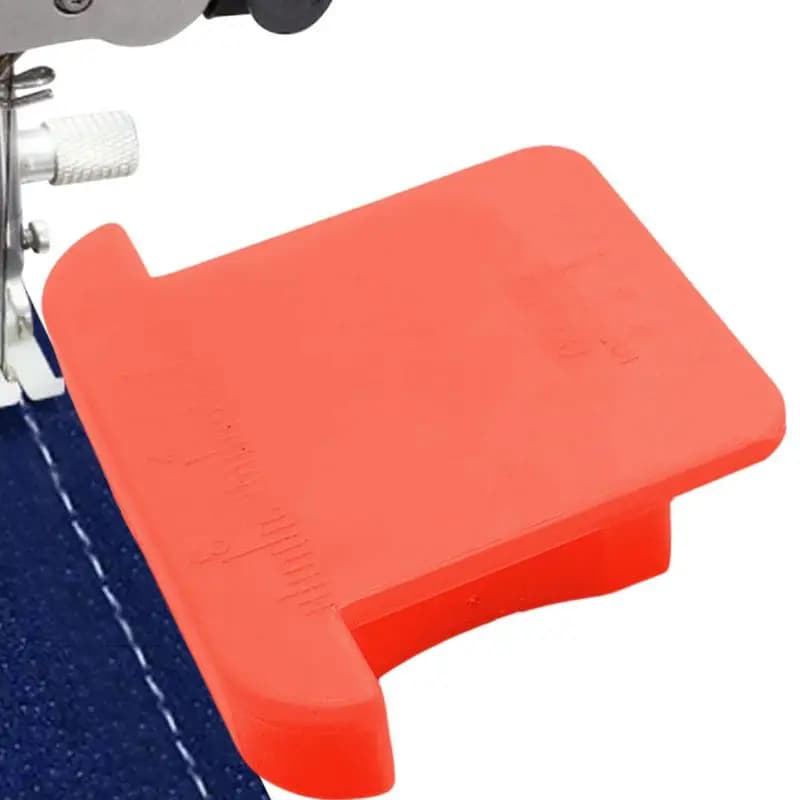 Localizzatore di macchine da cucire con forte impostazione magnetica in plastica di piccole dimensioni Dispositivo flangiato per bordi auto piatta fissa con impostazione magnetica in scala