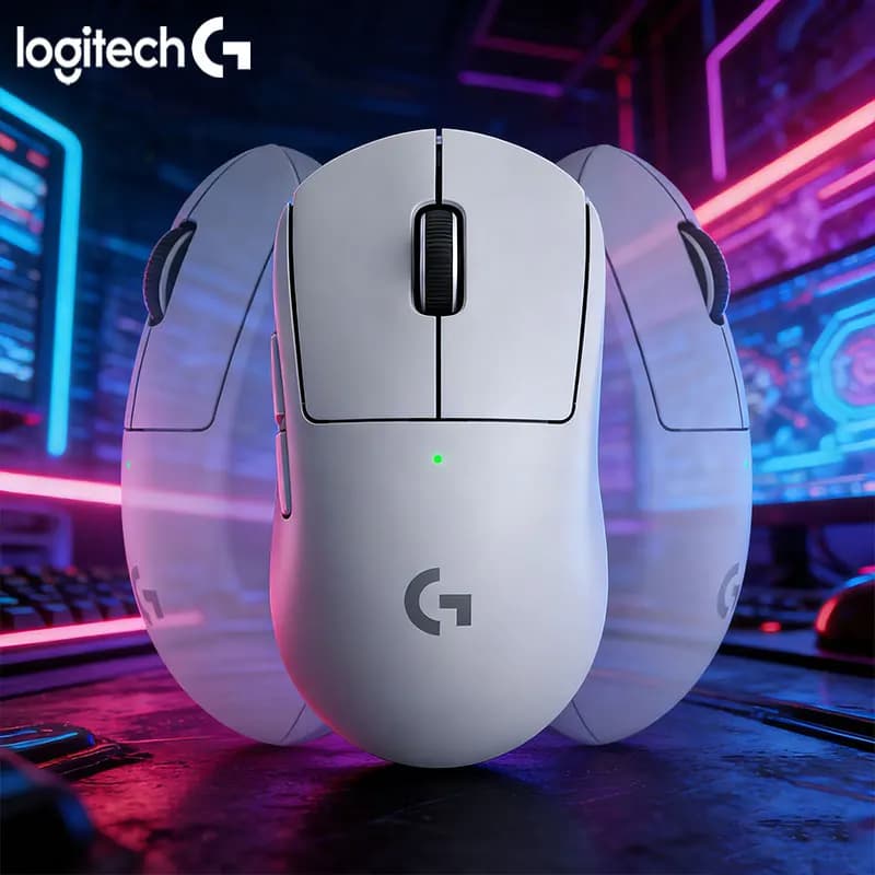 Mouse Wireless Logitech PRO X SUPERLIGHT/M750/M170 Leggero e Silenzioso Portatile per Connessione a Tablet e Laptop da Ufficio