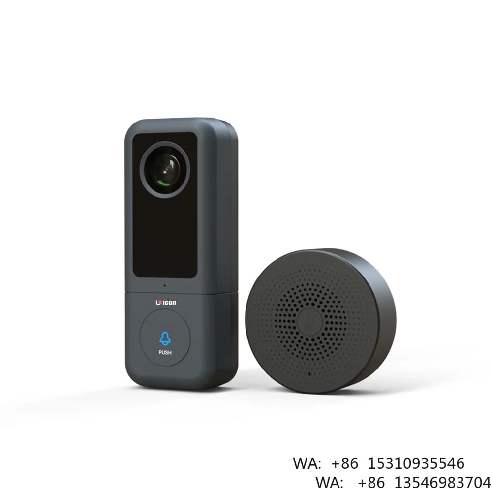 Videocitofono Wireless Intelligente con Telecamera HD 2K e Alimentazione DC/AC per Appartamenti