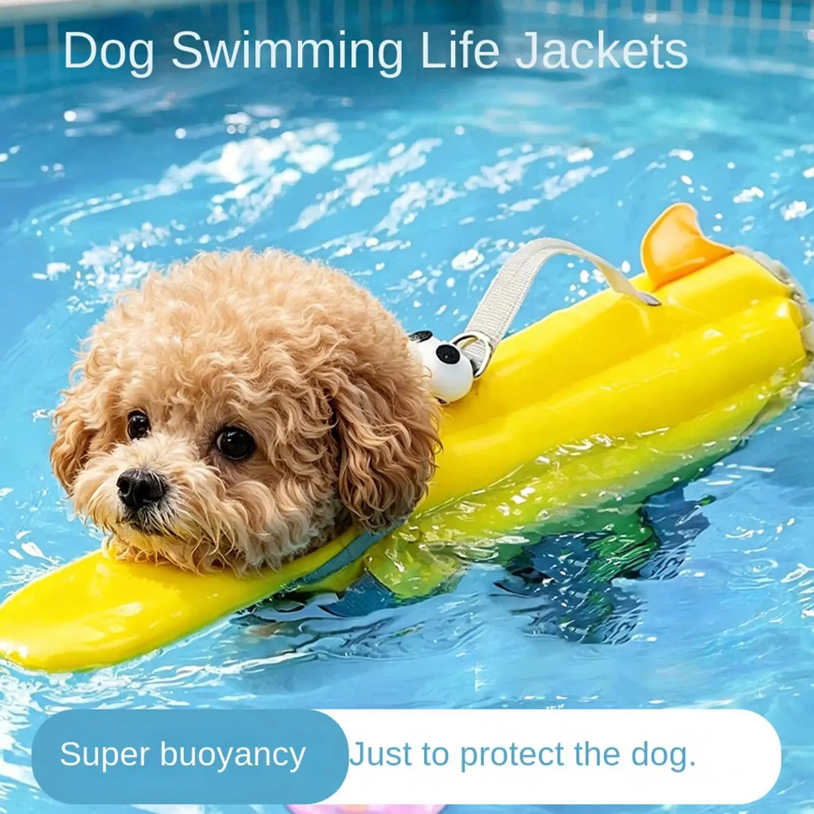 Life Jacket For Dogs With Rescue Handle Waterproof Dog Floating Vest Water Jacket For Puppy Small Medium Pet Pool Outdoor Lake