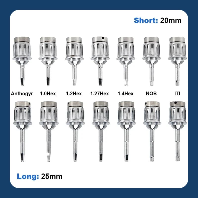 1 Pcs Dental Universal Implant Torque Screwdrivers Wrench - Prosthetic Kit for Dentist Materials, Implant Tools