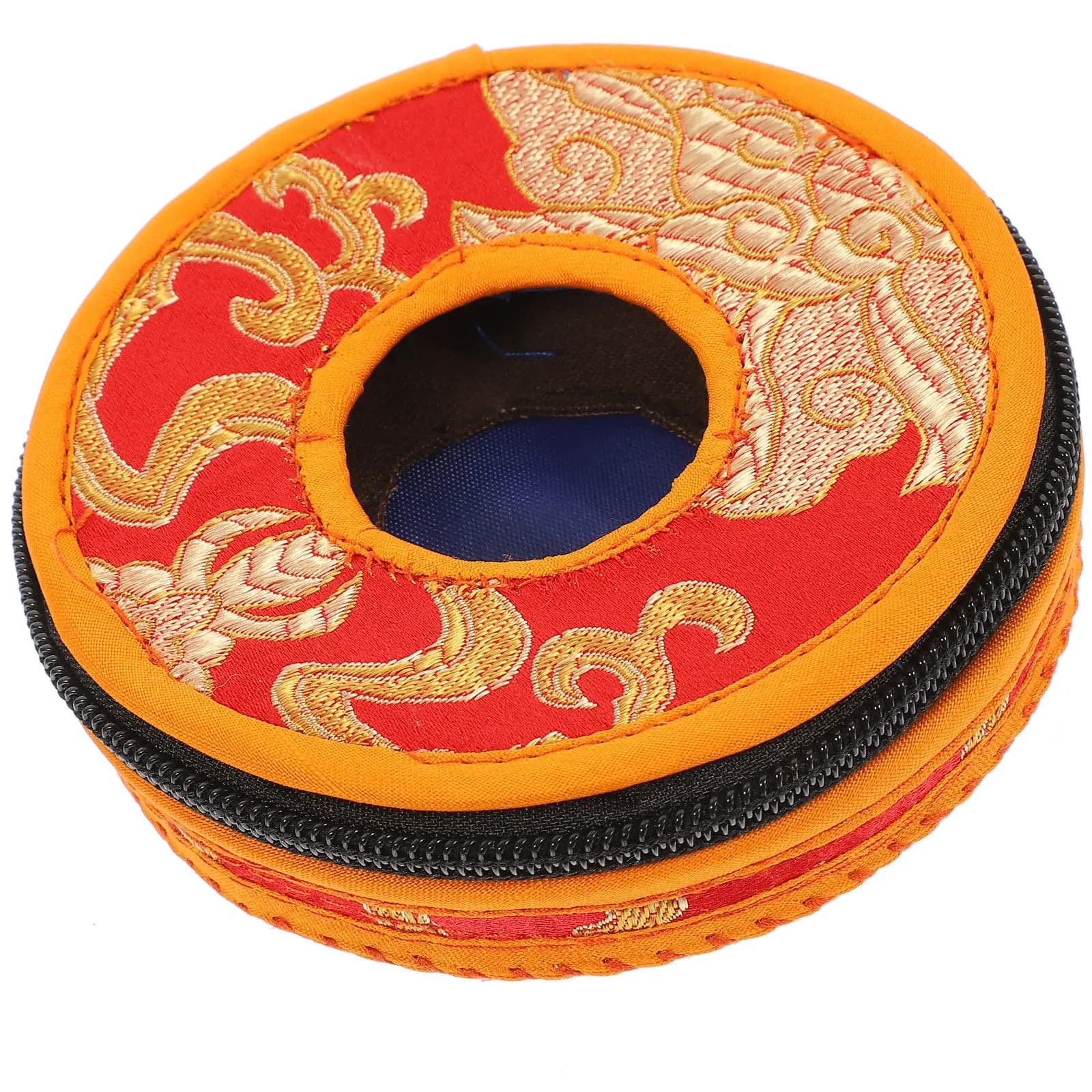 Nepal Hand Touch Meditation Bell Case Protective Sleeve for Buddhist Bell Tibetan Cymbals Storage Bag Storage Bag