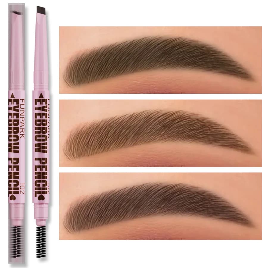 2 in1 Eyebrow pencil professional Cosmetics makeup for women 5 Colors Waterproof Eyebrow Tattoo brush Long Lasting eyebrow pen