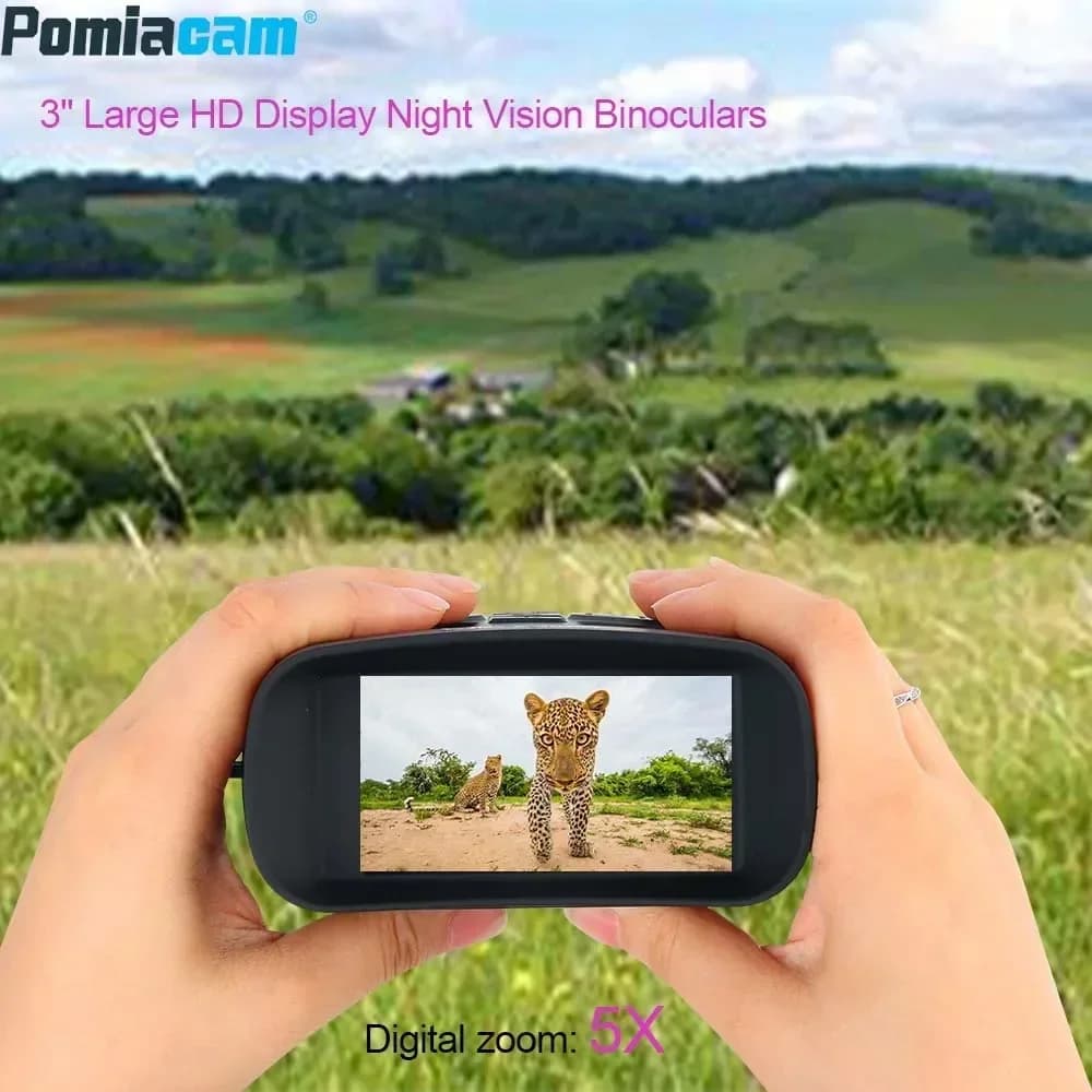 Binocolo per visione notturna 4K Binocolo per schermo grande da 3 pollici Visione notturna digitale a infrarossi Attrezzatura per adulti Registrazione video NV4000