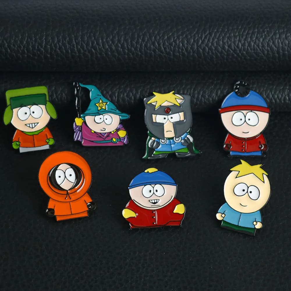 Set di 7 Spille Distintive a Tema Cartman (Cartoon TV Movie) per Zaini, Abbigliamento e Accessori
