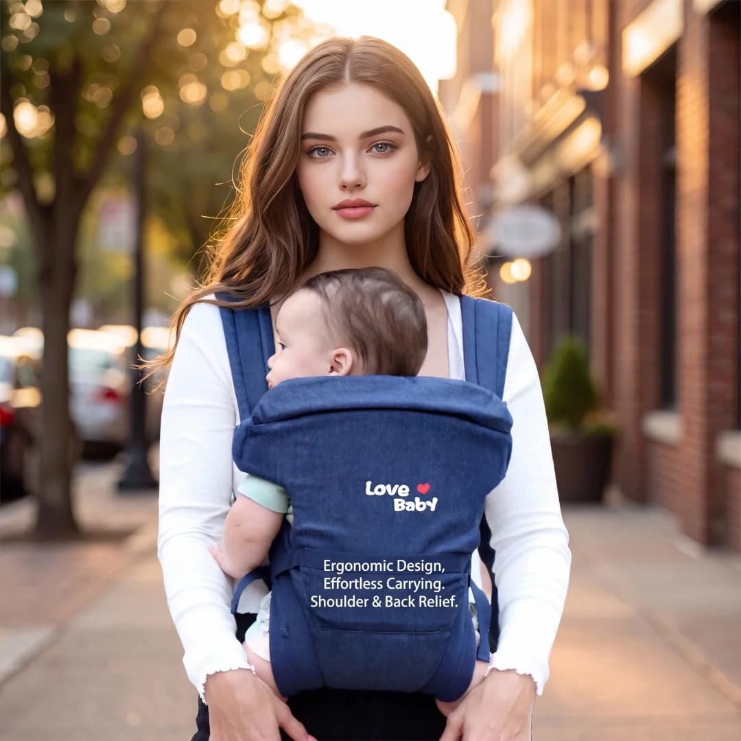 Baby waist stool is a portable and multi-functional waist stool for outings. It is a two-in-one front-carrying baby stool with t