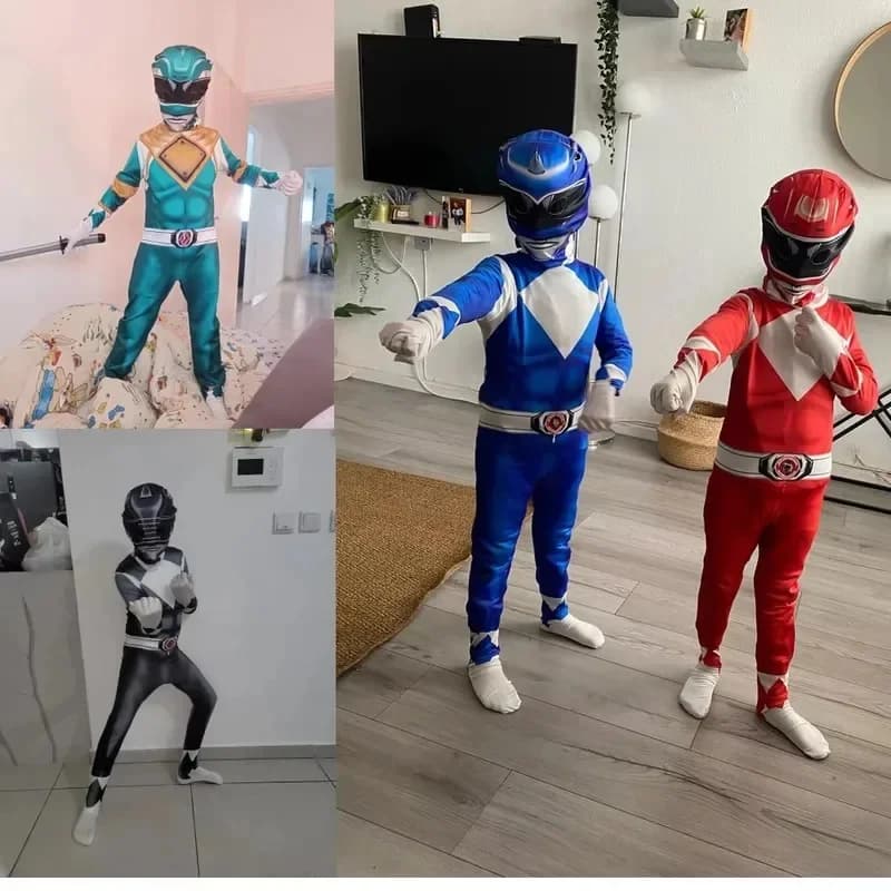Powerw-Morpher Superhero S-Samurai Sentai Shinkenger Rangers Cosplay Fantasia Halloween Costume Mask for s Carnival Suit