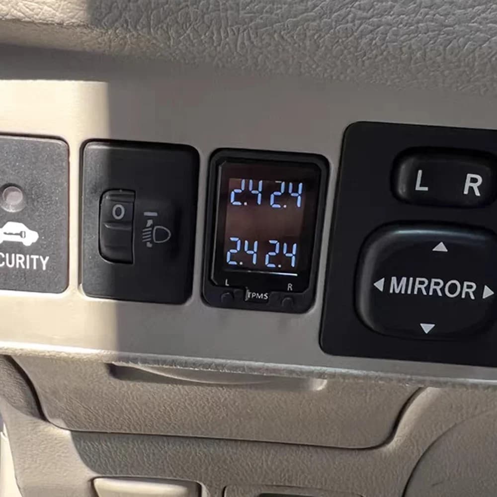 Sistema di monitoraggio della pressione dei pneumatici OBD TPMS per auto Display LCD digitale allarme di sicurezza per Toyota RAV4 2008-2012 Corolla Auris Sienna