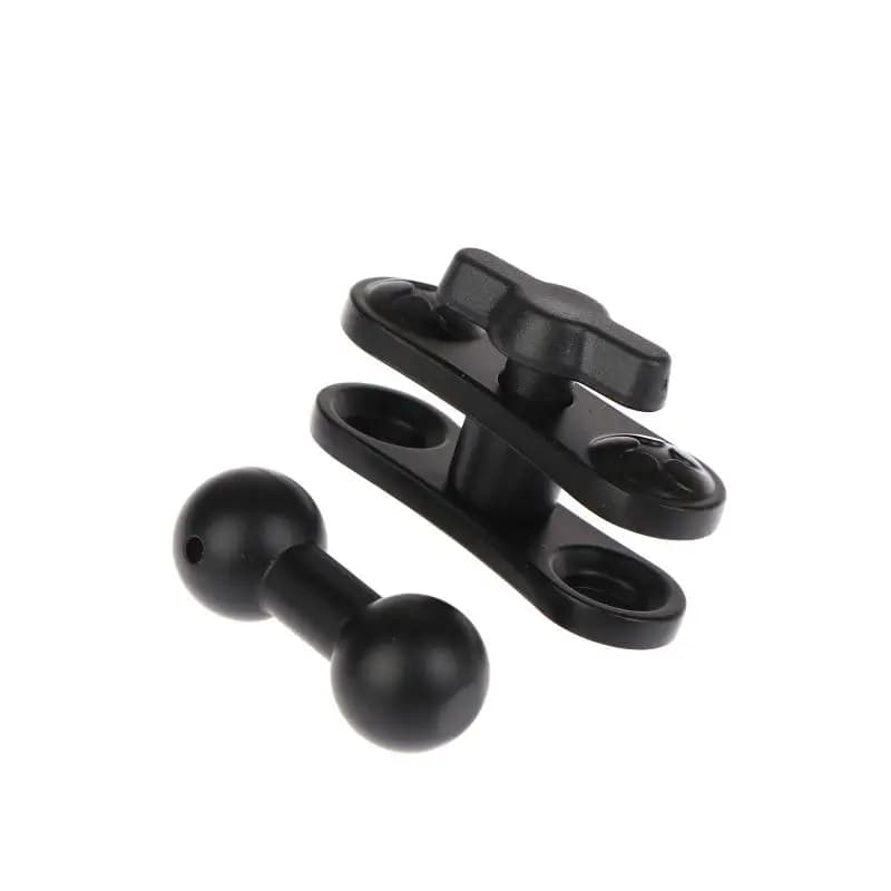 Adattatore di estensione con rotazione a sfera da 17 mm in lega per supporto telefono da auto per bocchette dell'aria e cruscotto - Accessori
