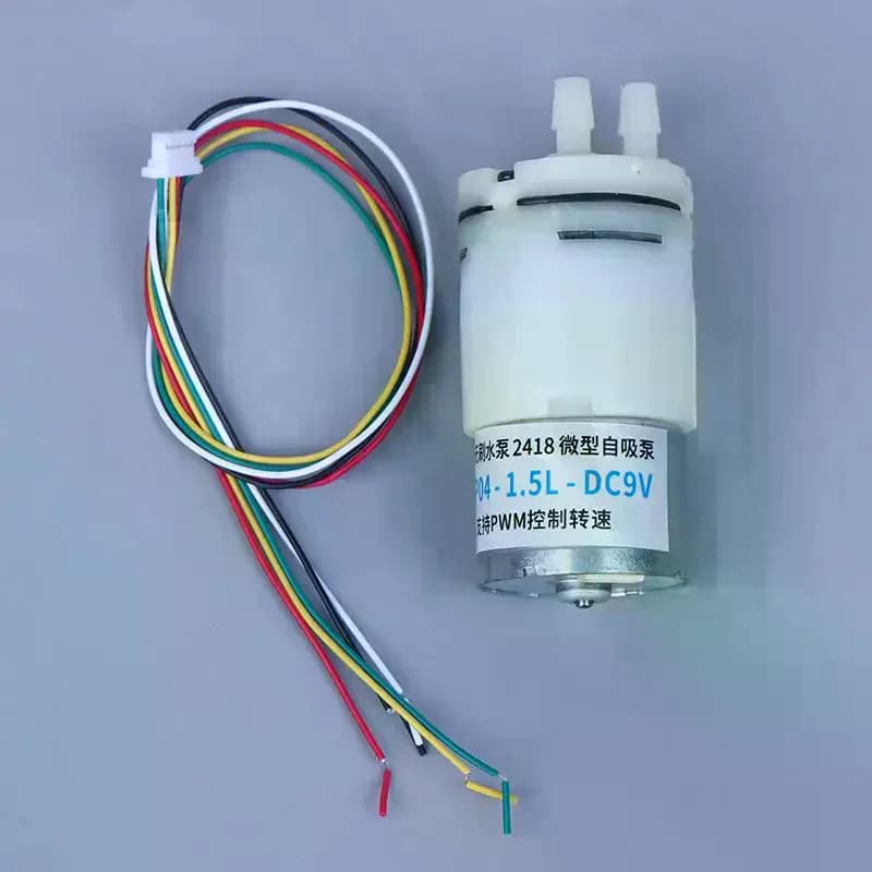 DC 6V-12V Micro 2418 Motore Brushless Pompa Acqua Diaframma Dosaggio Dosaggio Misurazione Pompa Acqua autoadescante Controllo PWM