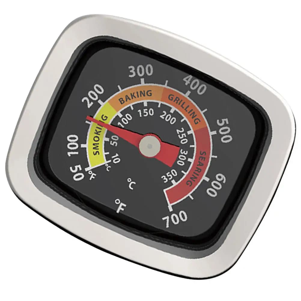 Thermometer for Oven, Barbecue and Smoker Thermometer, Heat Resistant, Stainless Steel, Precise Temperature Meter for Cooking