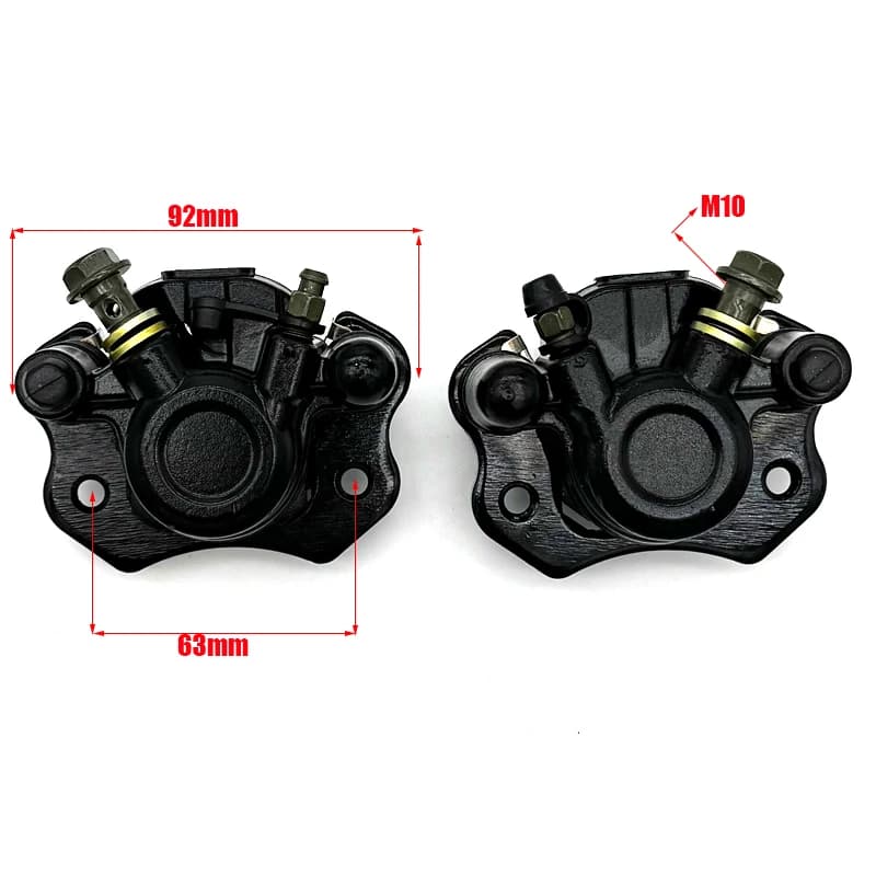 Pinze freno sinistra destra con pastiglie freno per cinese 50cc-250cc ATV Quad Roketa Sunl Go Kart Buggy Quad Dirt Bike