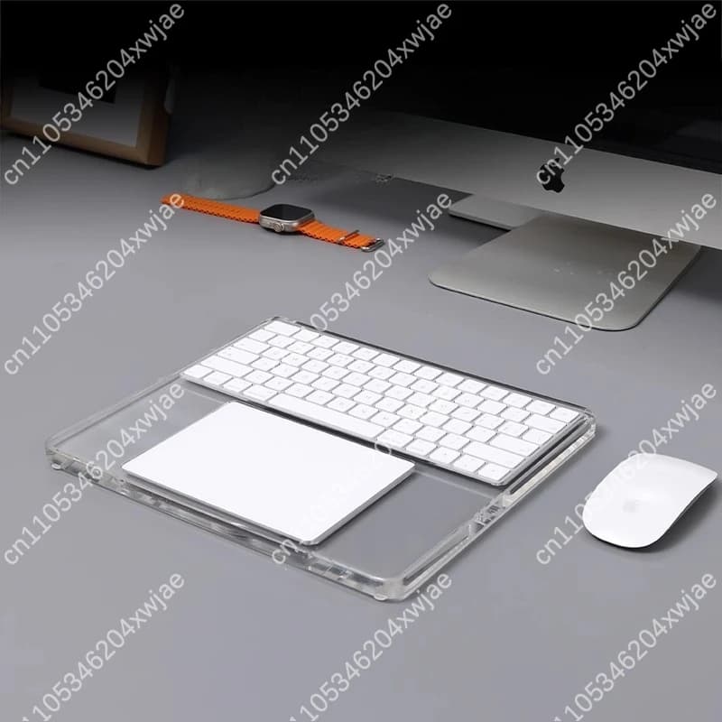 Adatto per Apple Trackpad Imac Magic Control Tastiera Poggiapolsi Copri tastiera corto Base Poggiapolsi Poggiamano Innalzamento Rack