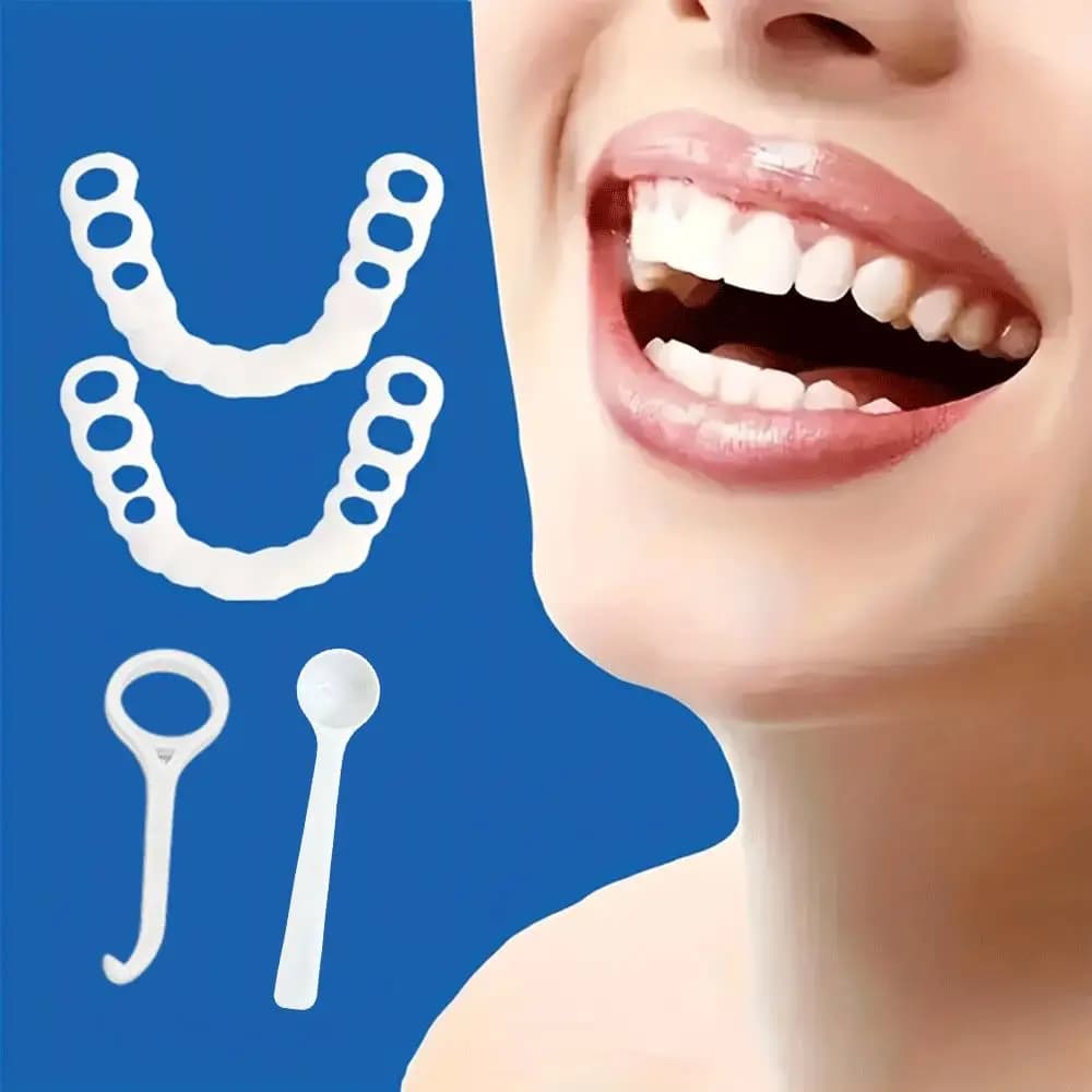 New dental whitening facets, comfortable and reusable cover, ideal for everyday commuting, appointments and social meetings H2931
