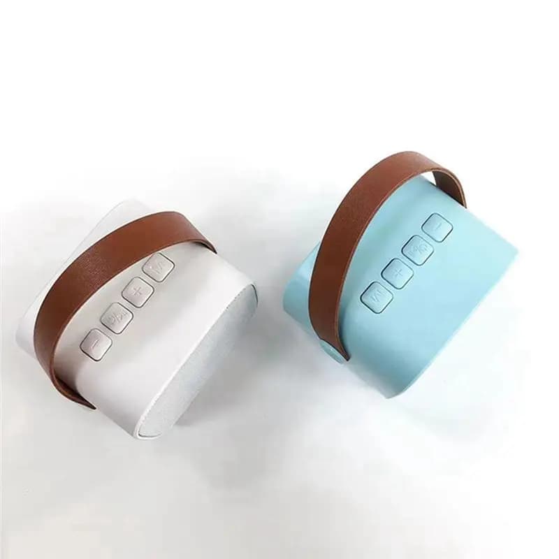 Fashion~Altoparlante Bluetooth con microfono - Macchina per karaoke con microfono wireless - Altoparlante portatile per barra karaoke (Blu)