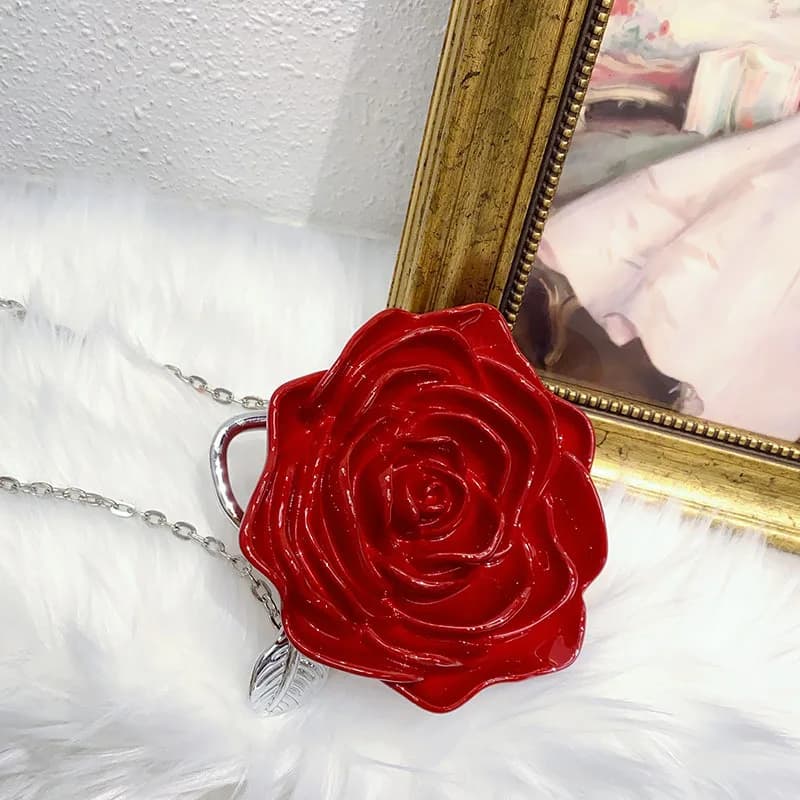 Borsa da donna elegante moda rosa, borsa a scatola versatile, design di nicchia, sensazione di fascia alta, borsa a tracolla portatile per feste serali