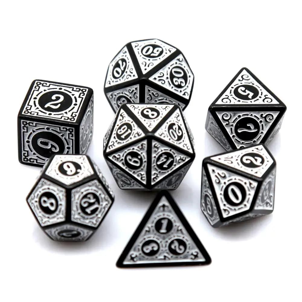 7 Pz/set Set di Dadi Finestra Multi-colore Giochi di RPG DnD per Giochi di Dungeons e Draghi Intrattenimento Giocattoli Per Bambini Giochi A Casa Accessorio