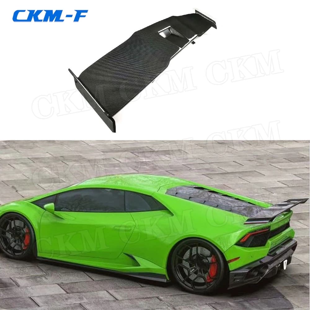Ali da corsa per spoiler posteriore in carbonio secco adatte per Lamborghini Huracan LP580 LP610 2014-2018 Spoiler stile S