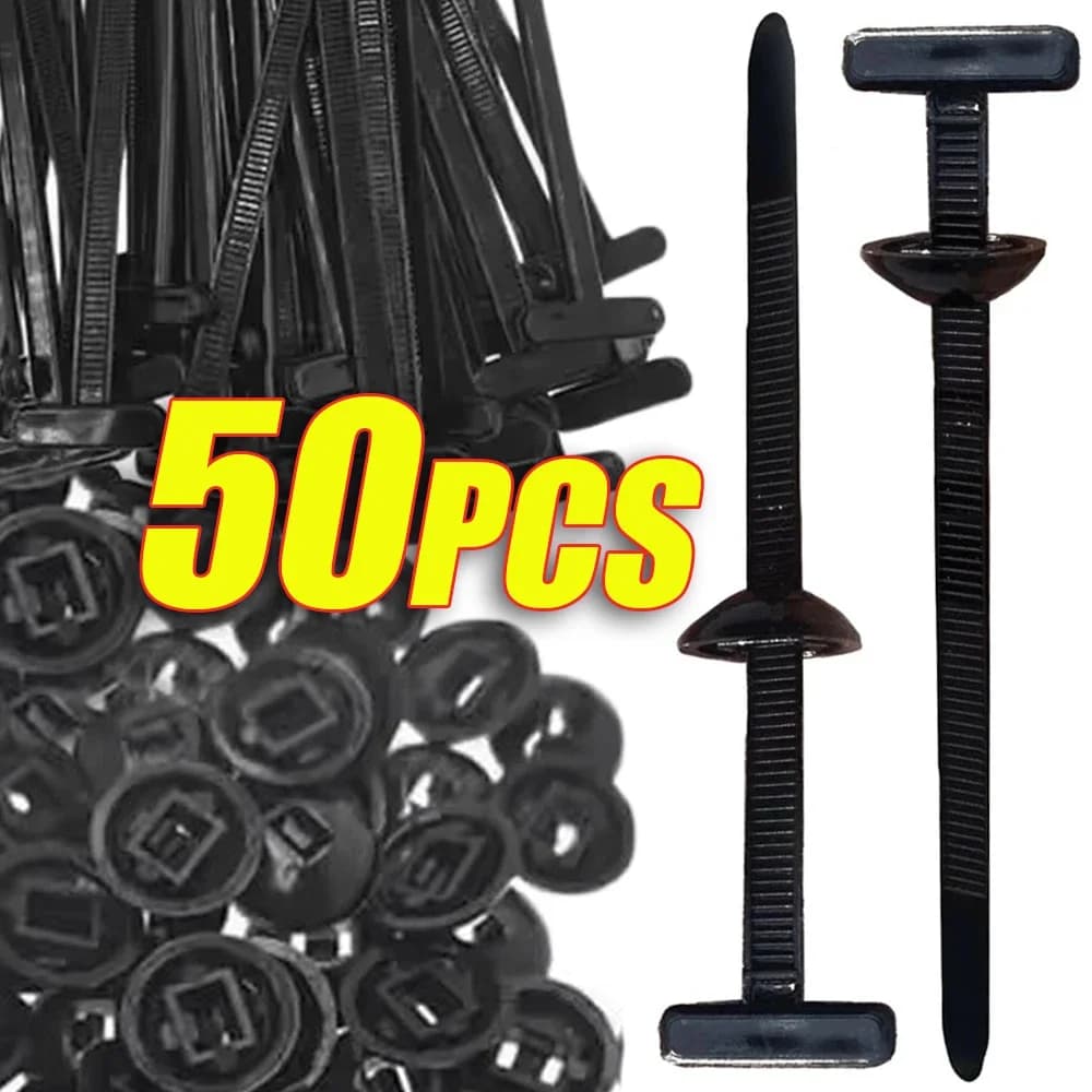 Fascette per cavi universali in nylon Fascette autobloccanti Elementi di fissaggio per auto in plastica Accessori per clip fisse per carrozzeria auto