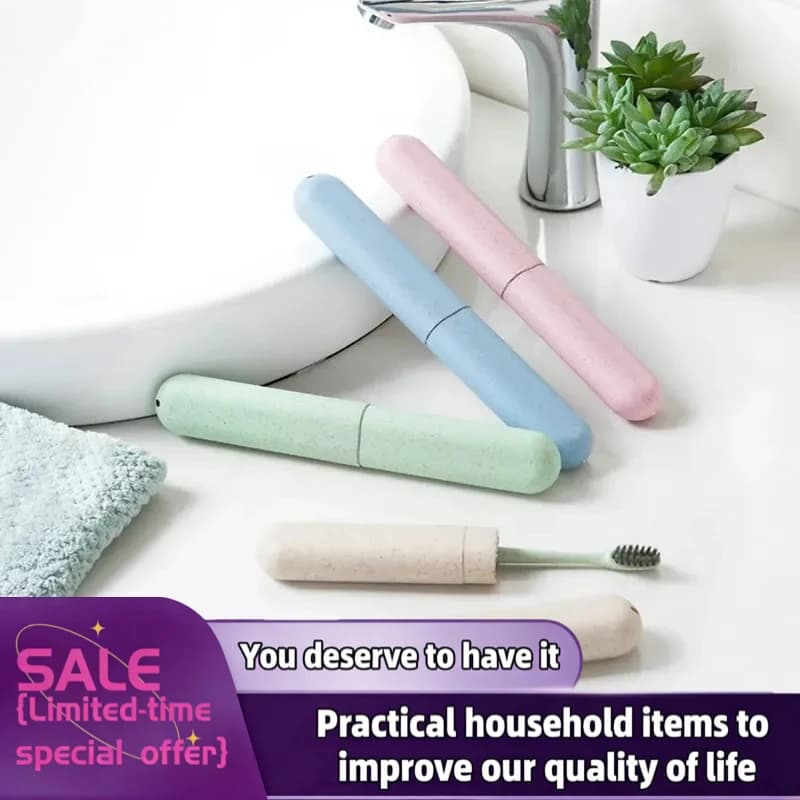 Bathroom Accessories Travel Storage Dust-proof Case Portable Bathroom for Camping Toothbrush Storage Toothbrush Box Holder Cover