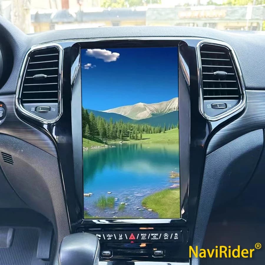 For Jeep Grand Cherokee 2014-2020 Car Multimedia Stereo Radio Android 14 Screen 13.6inch Touch Style Video Player GPS Head Unit