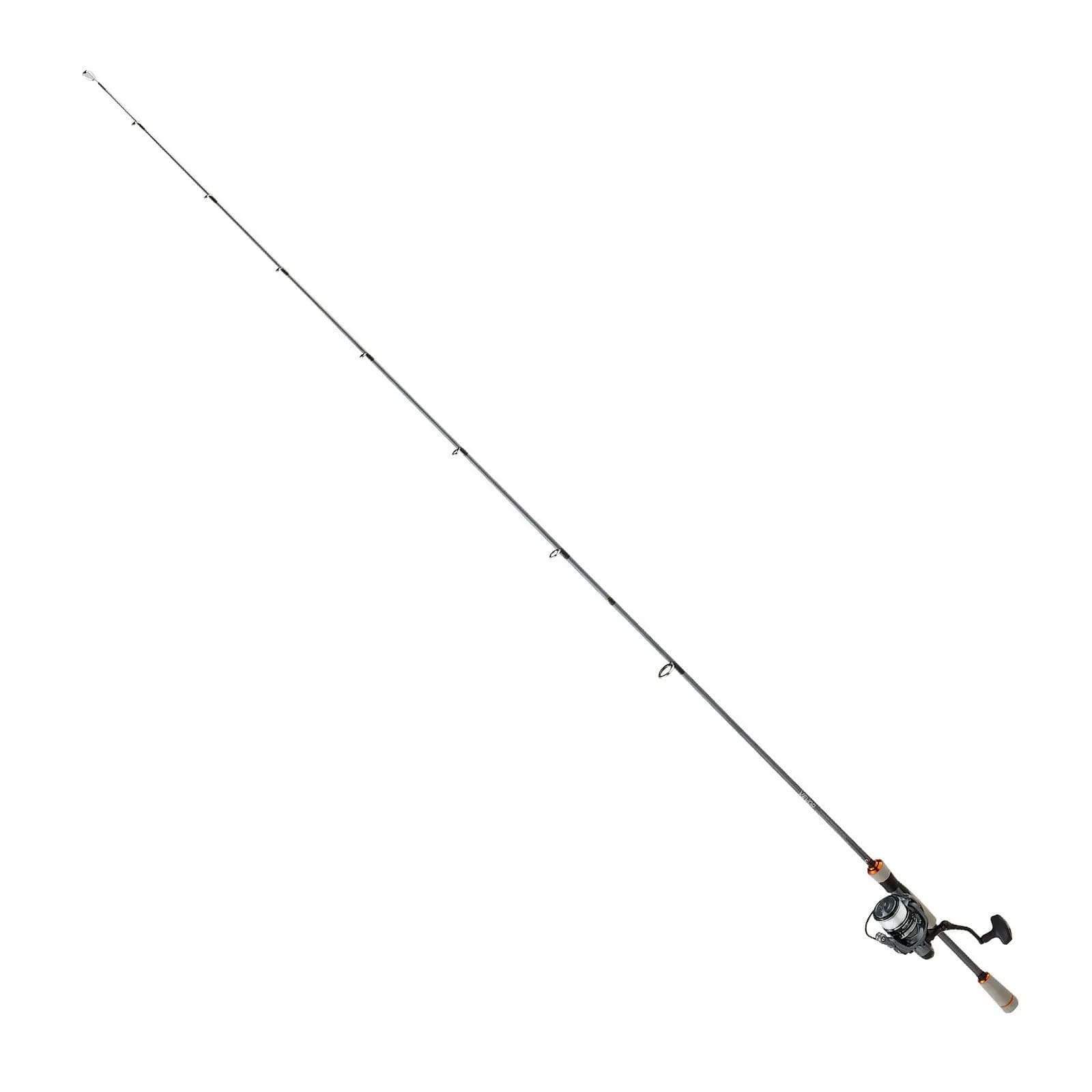 Combo Canna e Mulinello da Pesca, Canna da Spinning in Fibra di Vetro IM6 e Fibra di Carbonio con Mulinello, Canna da Pesca per Bass da 6,5 piedi in Due Pezzi
