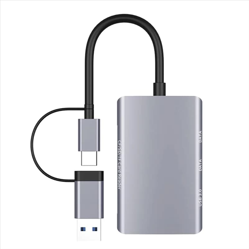 Lettore multi-carta USB-C 3.0 6 in 1 Hub adattatore CF/SD TF per Android per computer Micro SD