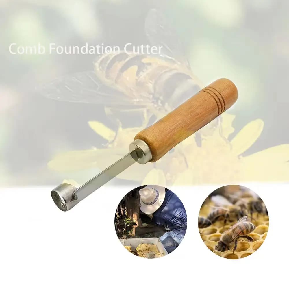 1Pc No- Innesto Queen Allevamento Kit Pettine Fondotinta Taglierina Queen Bee Allevamento Ape Estrattore Strumento di Taglio Alveare Apicoltura Attrezzature